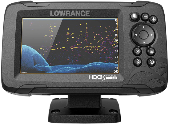 Lowrance Hook Reveal 5 Fish Finder 5 Inch Screen with Transducer