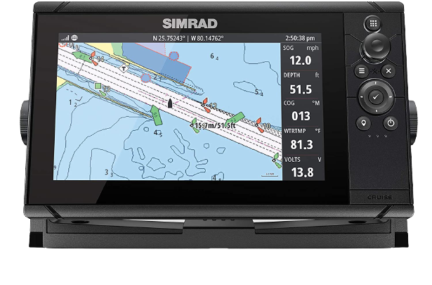 Simrad Cruise 9-9-inch GPS Chartplotter with 83200 Transducer